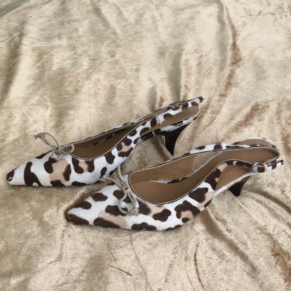 The Original Car Shoe by Prada Calf Hair heels